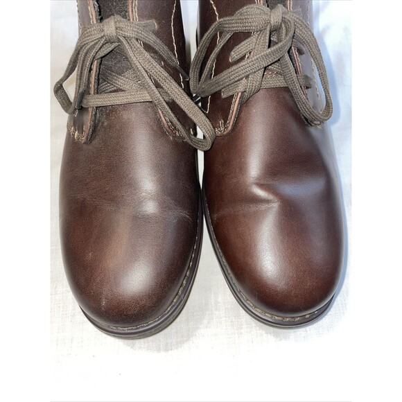 Sebago Chukka Boots Mens Size 11 M Brown Leather Lace Up Round Toe